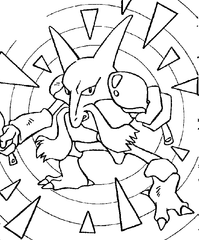 Dibujo para colorear: Pokemon (Dibujos animados) #24719 - Dibujos para Colorear e Imprimir Gratis