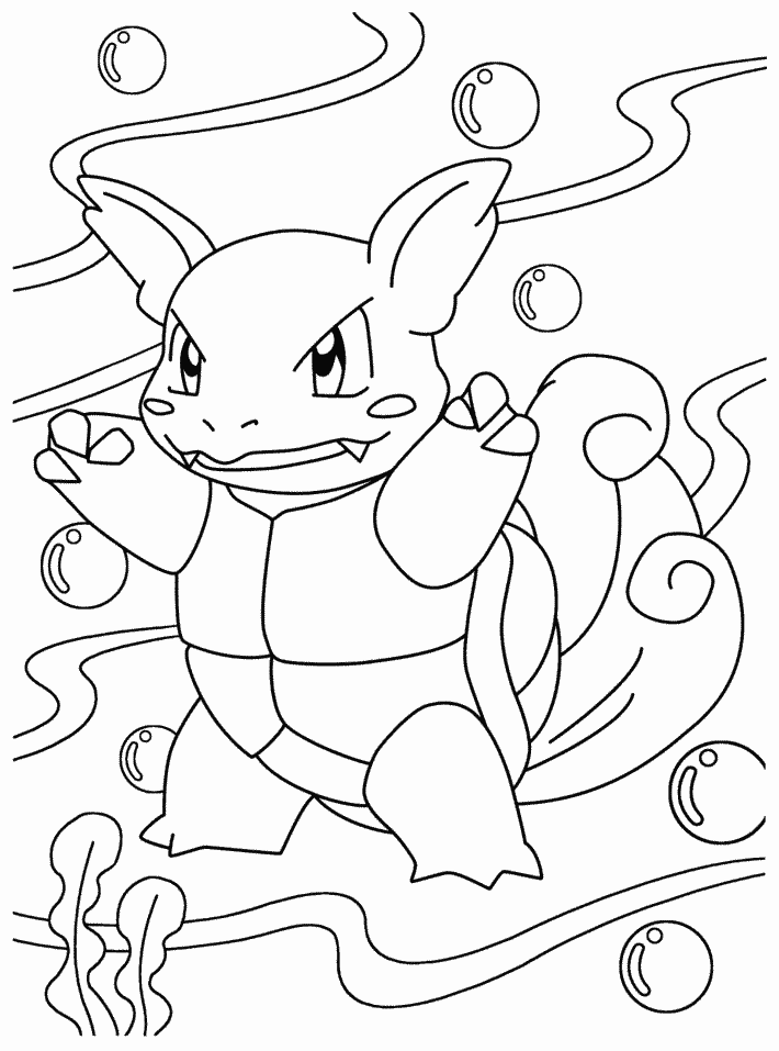 Dibujo para colorear: Pokemon (Dibujos animados) #24789 - Dibujos para Colorear e Imprimir Gratis