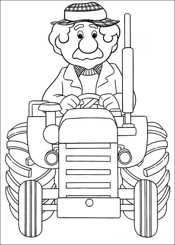 Dibujo para colorear: Postman Pat (Dibujos animados) #49477 - Dibujos para Colorear e Imprimir Gratis