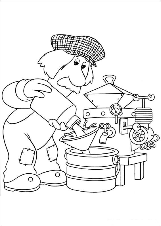 Dibujo para colorear: Postman Pat (Dibujos animados) #49523 - Dibujos para Colorear e Imprimir Gratis