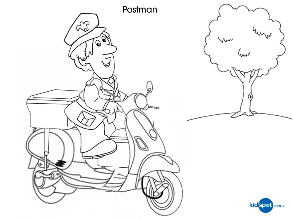 Dibujo para colorear: Postman Pat (Dibujos animados) #49544 - Dibujos para Colorear e Imprimir Gratis