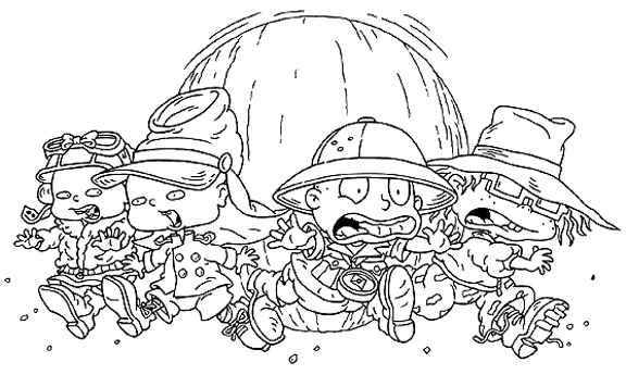 Dibujo para colorear: Rugrats (Dibujos animados) #52696 - Dibujos para Colorear e Imprimir Gratis