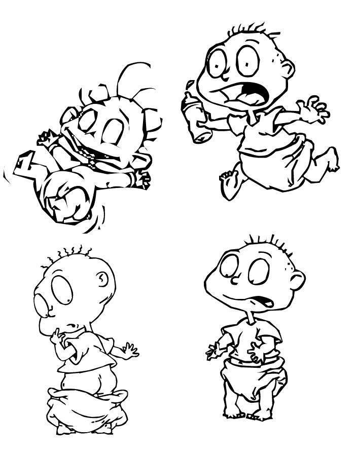 Dibujo para colorear: Rugrats (Dibujos animados) #52697 - Dibujos para Colorear e Imprimir Gratis