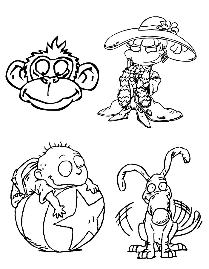 Dibujo para colorear: Rugrats (Dibujos animados) #52704 - Dibujos para Colorear e Imprimir Gratis