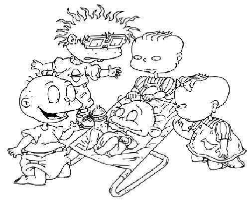 Dibujo para colorear: Rugrats (Dibujos animados) #52719 - Dibujos para Colorear e Imprimir Gratis