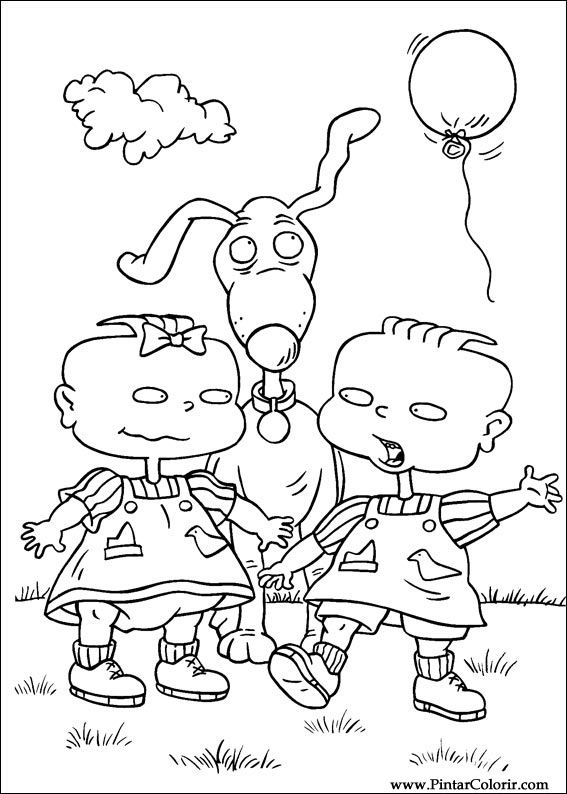 Dibujo para colorear: Rugrats (Dibujos animados) #52765 - Dibujos para Colorear e Imprimir Gratis