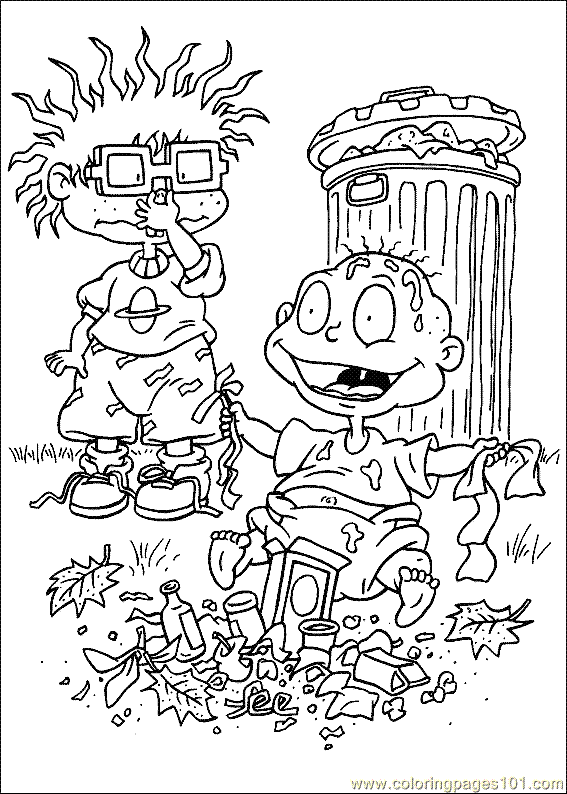 Dibujo para colorear: Rugrats (Dibujos animados) #52840 - Dibujos para Colorear e Imprimir Gratis