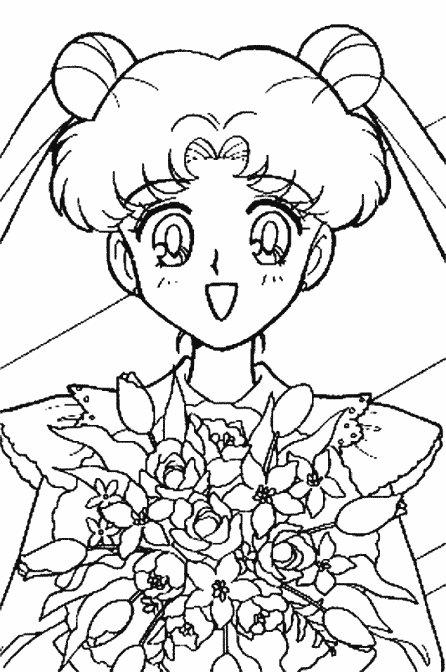 Dibujo para colorear: Sailor Moon (Dibujos animados) #50250 - Dibujos para Colorear e Imprimir Gratis