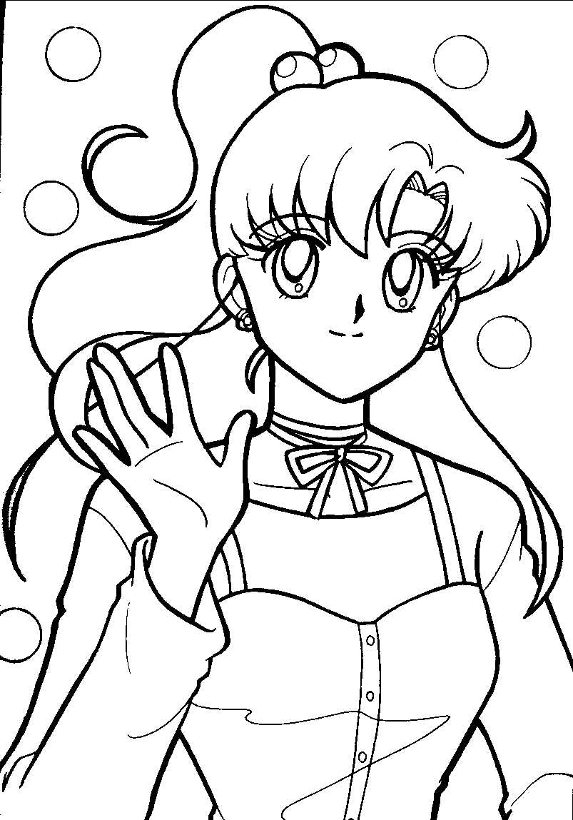 Dibujo para colorear: Sailor Moon (Dibujos animados) #50265 - Dibujos para Colorear e Imprimir Gratis