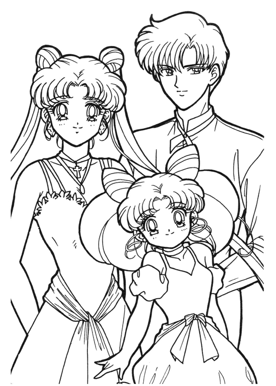 Dibujo para colorear: Sailor Moon (Dibujos animados) #50288 - Dibujos para Colorear e Imprimir Gratis