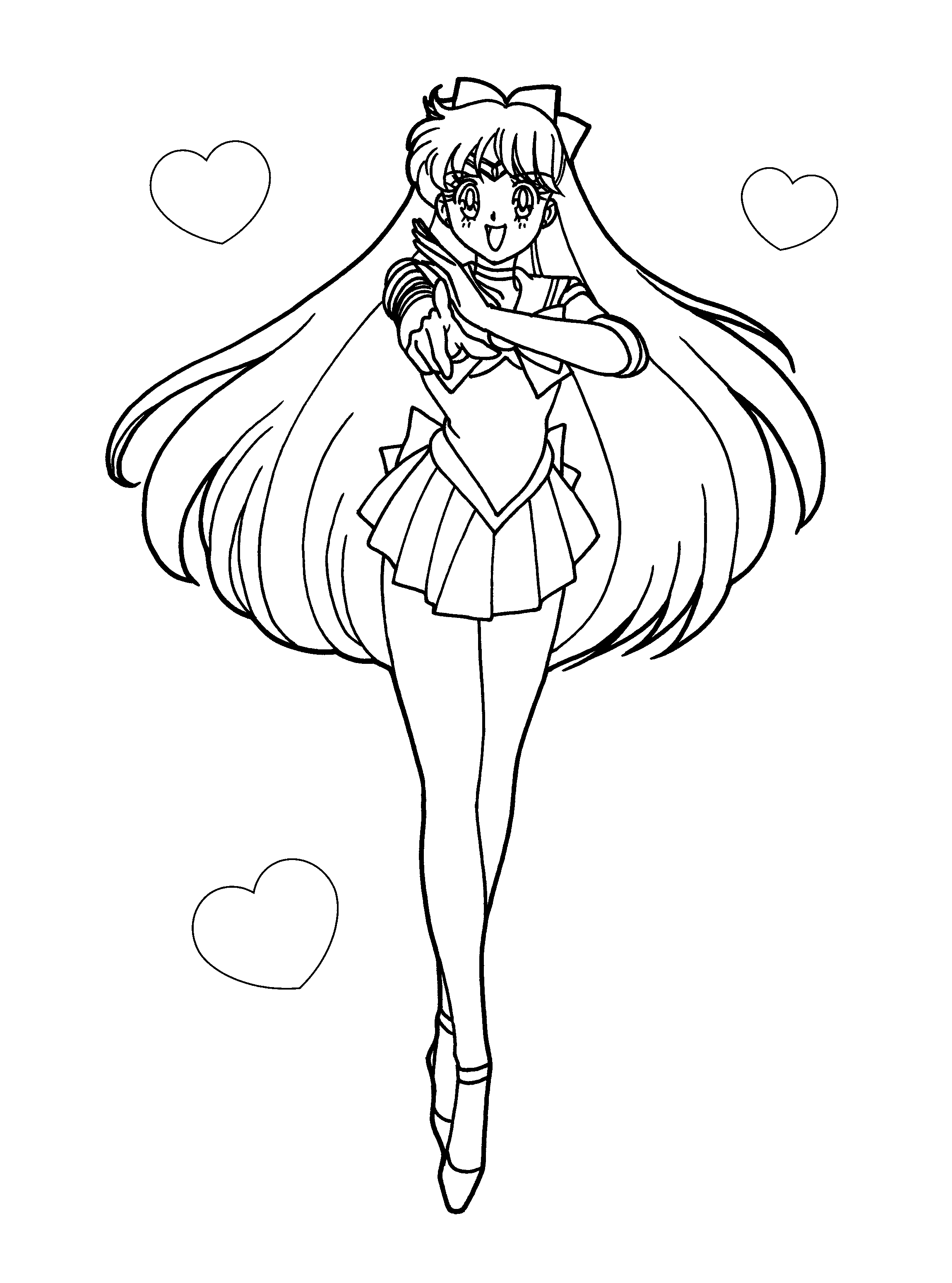 Dibujo para colorear: Sailor Moon (Dibujos animados) #50315 - Dibujos para Colorear e Imprimir Gratis