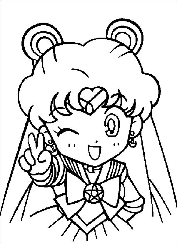 Dibujos de Sailor Moon #50344 (Dibujos animados) para colorear – Páginas  imprimibles gratis