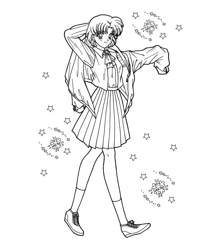 Dibujo para colorear: Sailor Moon (Dibujos animados) #50360 - Dibujos para Colorear e Imprimir Gratis