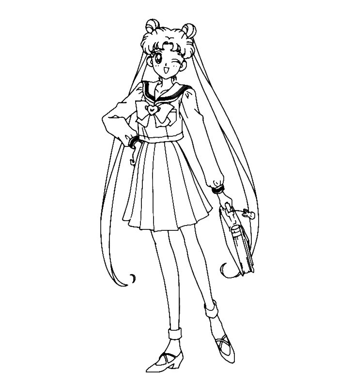 Dibujo para colorear: Sailor Moon (Dibujos animados) #50369 - Dibujos para Colorear e Imprimir Gratis