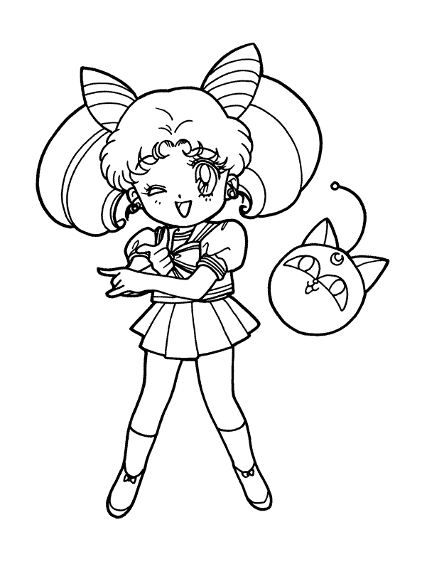 Dibujo para colorear: Sailor Moon (Dibujos animados) #50372 - Dibujos para Colorear e Imprimir Gratis