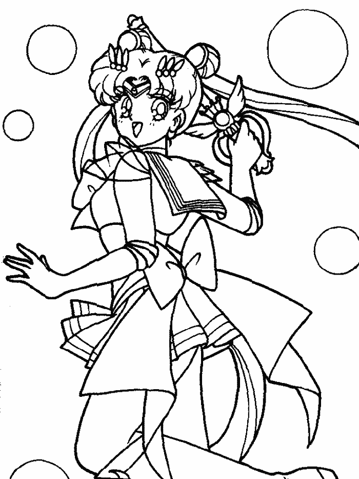 Dibujo para colorear: Sailor Moon (Dibujos animados) #50382 - Dibujos para Colorear e Imprimir Gratis