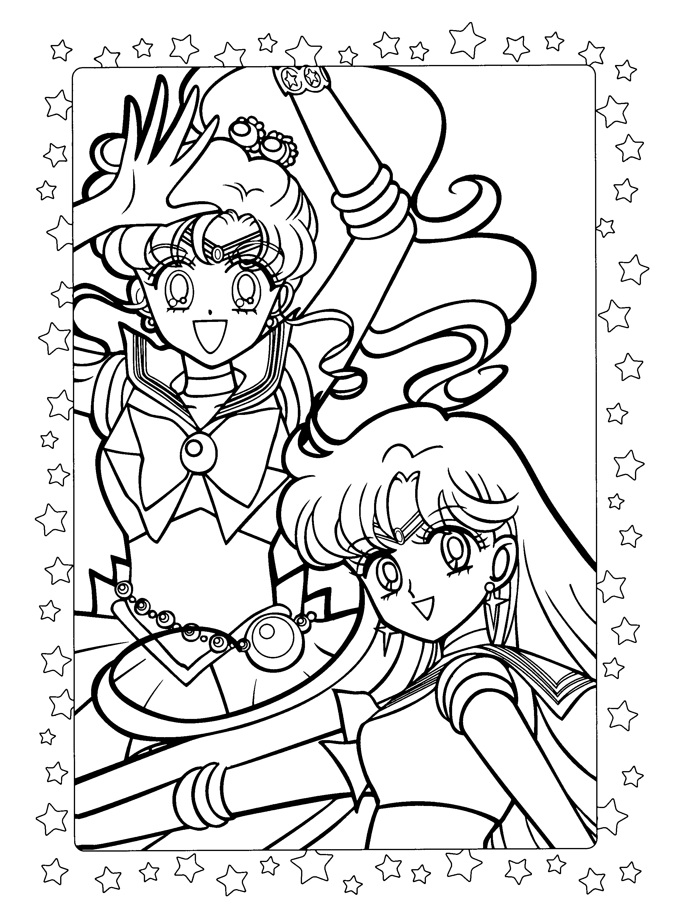 Dibujo para colorear: Sailor Moon (Dibujos animados) #50388 - Dibujos para Colorear e Imprimir Gratis