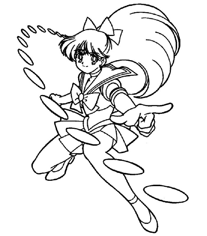 Dibujo para colorear: Sailor Moon (Dibujos animados) #50391 - Dibujos para Colorear e Imprimir Gratis