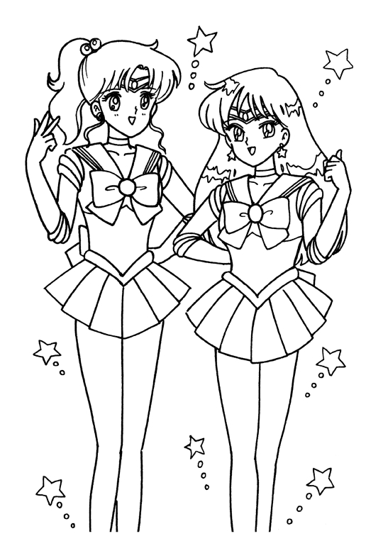 Dibujo para colorear: Sailor Moon (Dibujos animados) #50396 - Dibujos para Colorear e Imprimir Gratis