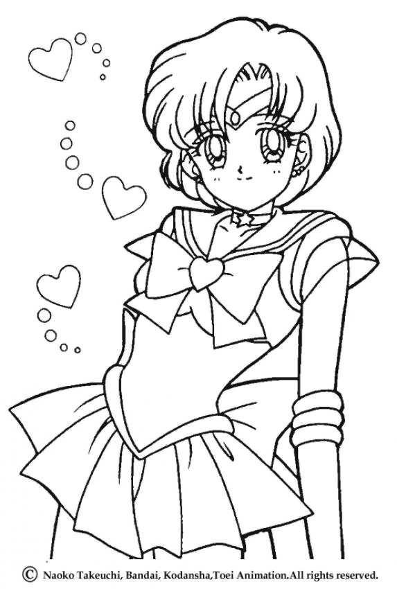 Dibujo para colorear: Sailor Moon (Dibujos animados) #50420 - Dibujos para Colorear e Imprimir Gratis