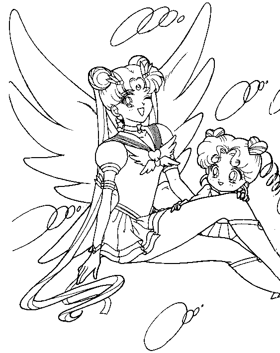 Dibujo para colorear: Sailor Moon (Dibujos animados) #50429 - Dibujos para Colorear e Imprimir Gratis
