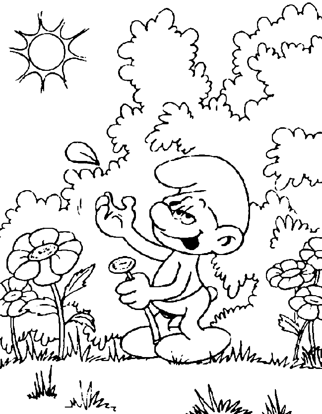 Dibujo para colorear: Schtroumpfs (Dibujos animados) #34570 - Dibujos para Colorear e Imprimir Gratis