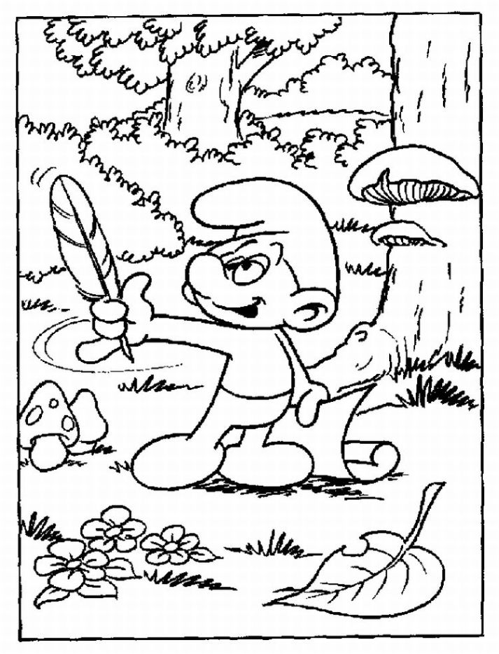 Dibujo para colorear: Schtroumpfs (Dibujos animados) #34578 - Dibujos para Colorear e Imprimir Gratis