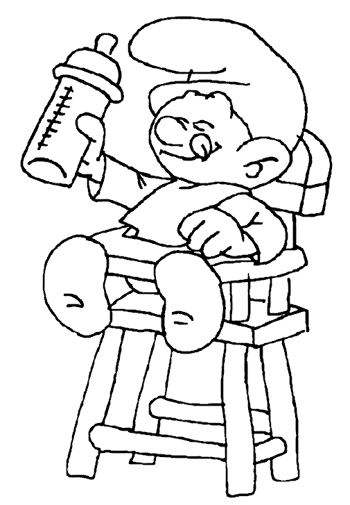 Dibujo para colorear: Schtroumpfs (Dibujos animados) #34688 - Dibujos para Colorear e Imprimir Gratis