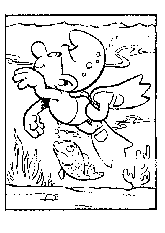 Dibujo para colorear: Schtroumpfs (Dibujos animados) #34701 - Dibujos para Colorear e Imprimir Gratis