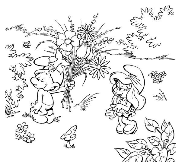 Dibujo para colorear: Schtroumpfs (Dibujos animados) #34706 - Dibujos para Colorear e Imprimir Gratis