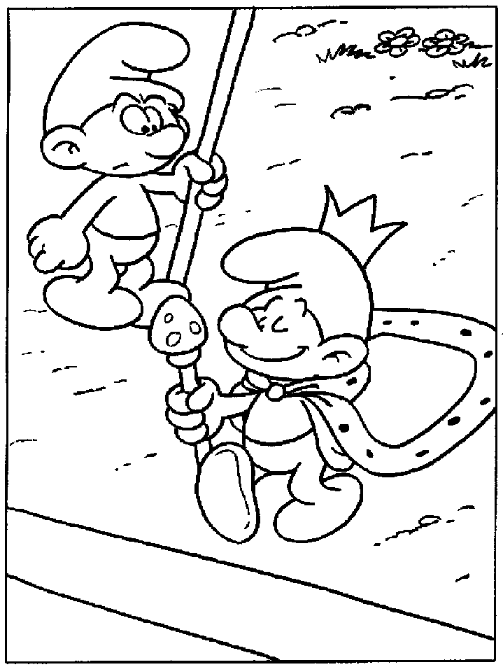 Dibujo para colorear: Schtroumpfs (Dibujos animados) #34717 - Dibujos para Colorear e Imprimir Gratis