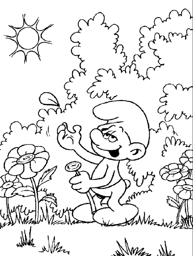 Dibujo para colorear: Schtroumpfs (Dibujos animados) #34750 - Dibujos para Colorear e Imprimir Gratis