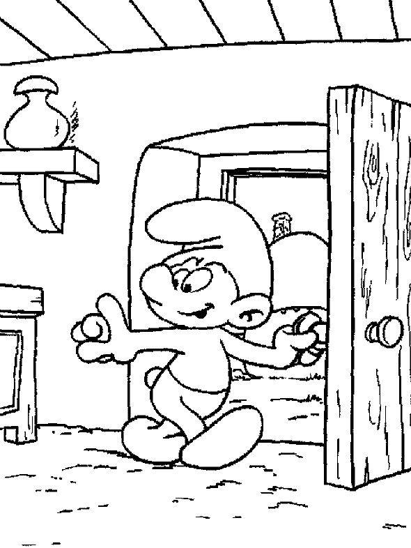 Dibujo para colorear: Schtroumpfs (Dibujos animados) #34757 - Dibujos para Colorear e Imprimir Gratis