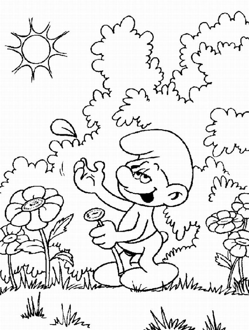 Dibujo para colorear: Schtroumpfs (Dibujos animados) #34897 - Dibujos para Colorear e Imprimir Gratis