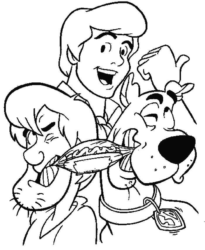 Dibujo para colorear: Scooby doo (Dibujos animados) #31332 - Dibujos para Colorear e Imprimir Gratis