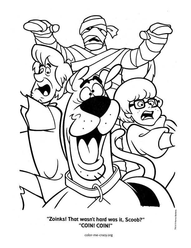 Dibujo para colorear: Scooby doo (Dibujos animados) #31337 - Dibujos para Colorear e Imprimir Gratis