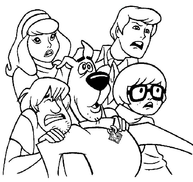 Dibujo para colorear: Scooby doo (Dibujos animados) #31343 - Dibujos para Colorear e Imprimir Gratis