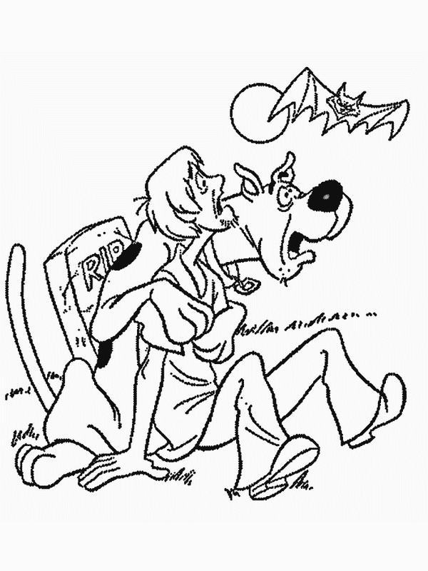 Dibujo para colorear: Scooby doo (Dibujos animados) #31347 - Dibujos para Colorear e Imprimir Gratis