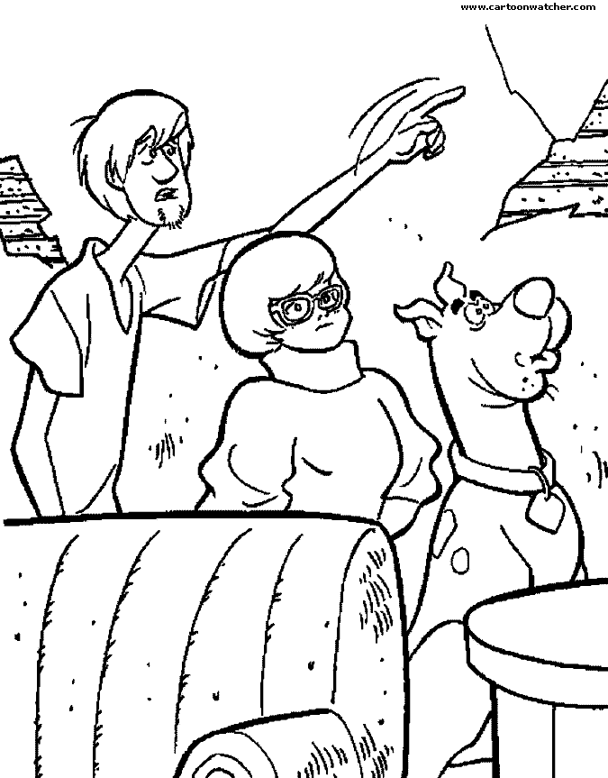 Dibujo para colorear: Scooby doo (Dibujos animados) #31360 - Dibujos para Colorear e Imprimir Gratis