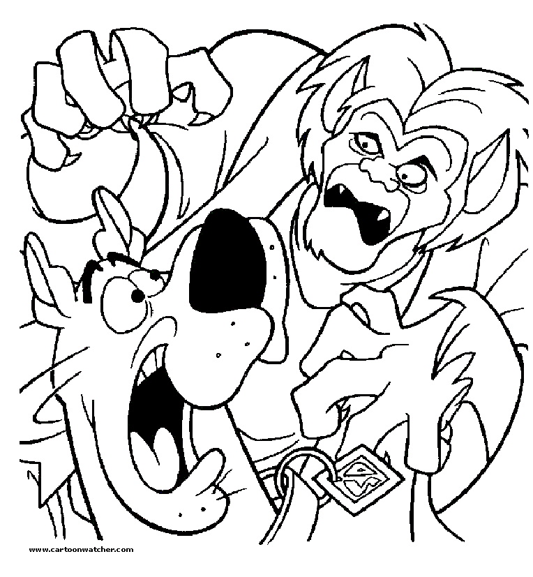 Dibujo para colorear: Scooby doo (Dibujos animados) #31370 - Dibujos para Colorear e Imprimir Gratis