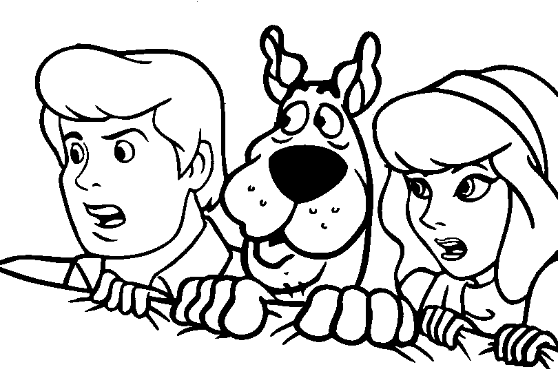 Dibujo para colorear: Scooby doo (Dibujos animados) #31385 - Dibujos para Colorear e Imprimir Gratis