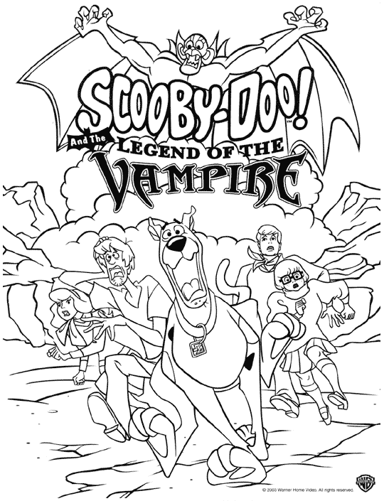 Dibujo para colorear: Scooby doo (Dibujos animados) #31391 - Dibujos para Colorear e Imprimir Gratis