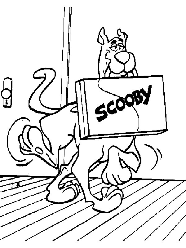 Dibujo para colorear: Scooby doo (Dibujos animados) #31400 - Dibujos para Colorear e Imprimir Gratis