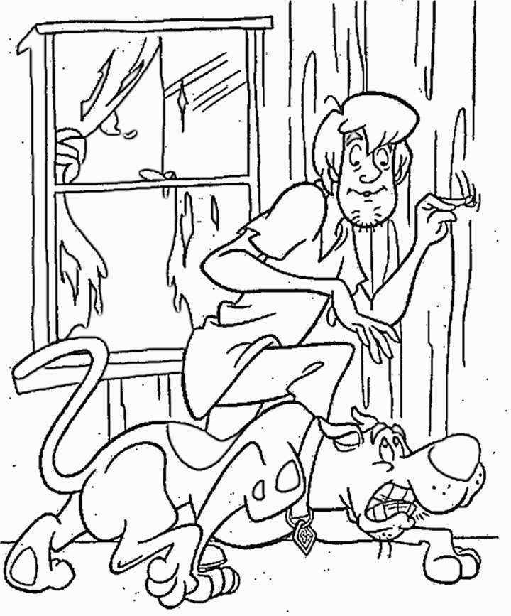 Dibujo para colorear: Scooby doo (Dibujos animados) #31411 - Dibujos para Colorear e Imprimir Gratis