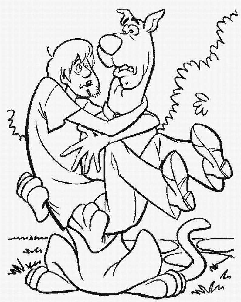 Dibujo para colorear: Scooby doo (Dibujos animados) #31428 - Dibujos para Colorear e Imprimir Gratis