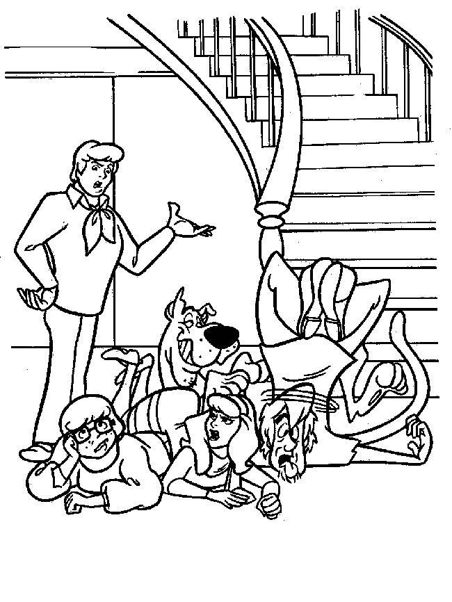 Dibujo para colorear: Scooby doo (Dibujos animados) #31435 - Dibujos para Colorear e Imprimir Gratis