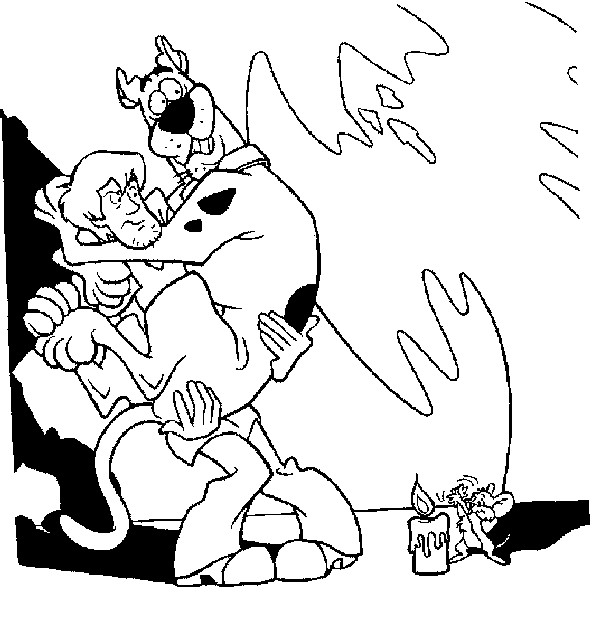 Dibujo para colorear: Scooby doo (Dibujos animados) #31469 - Dibujos para Colorear e Imprimir Gratis