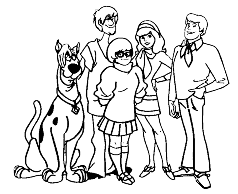 Dibujos De Scooby 12 Para Colorear Para Colorear Pintar E Imprimir - PDMREA