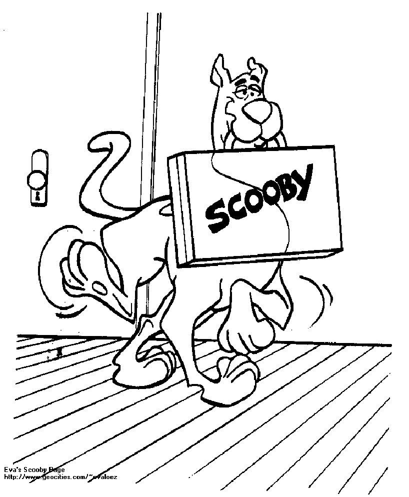 Dibujo para colorear: Scooby doo (Dibujos animados) #31478 - Dibujos para Colorear e Imprimir Gratis
