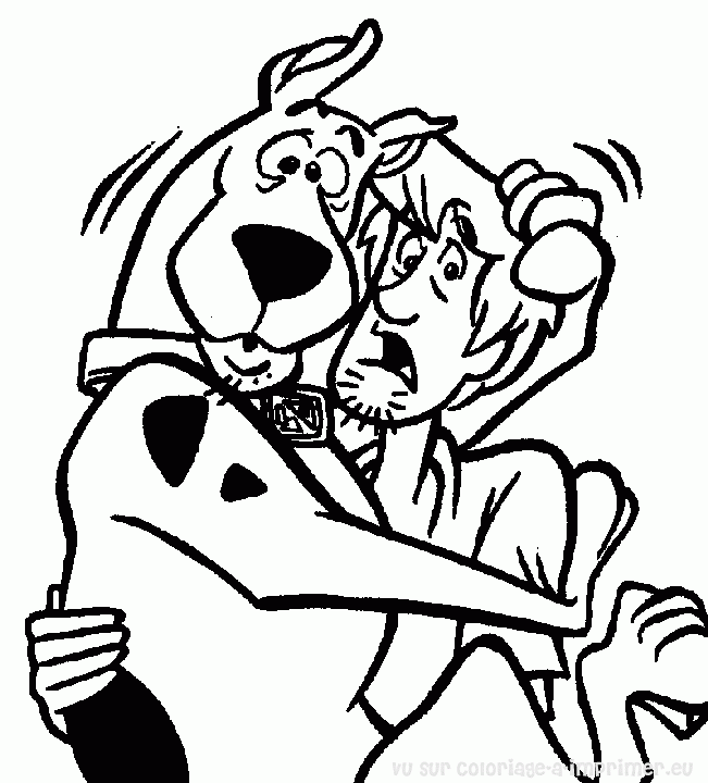 Dibujo para colorear: Scooby doo (Dibujos animados) #31486 - Dibujos para Colorear e Imprimir Gratis